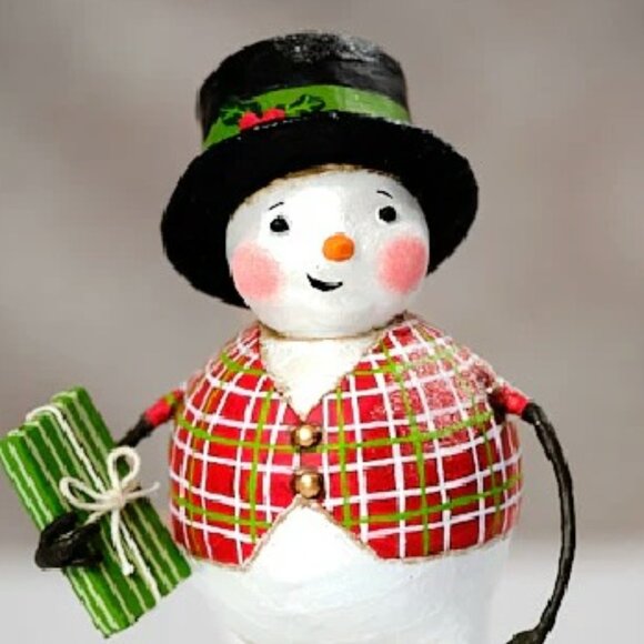 Lori Mitchell "Willy Winter Snowman" Christmas Series Collectible NEW - Picture 2 of 4